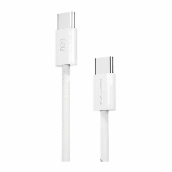 kabeli-kabel-keephone-cable-woven-typec-typec-1m-1_white